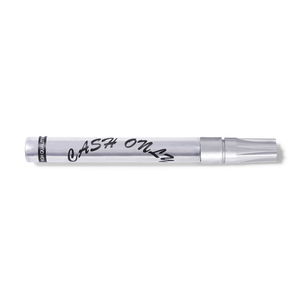 Cash Only Paint Marker, Chrome