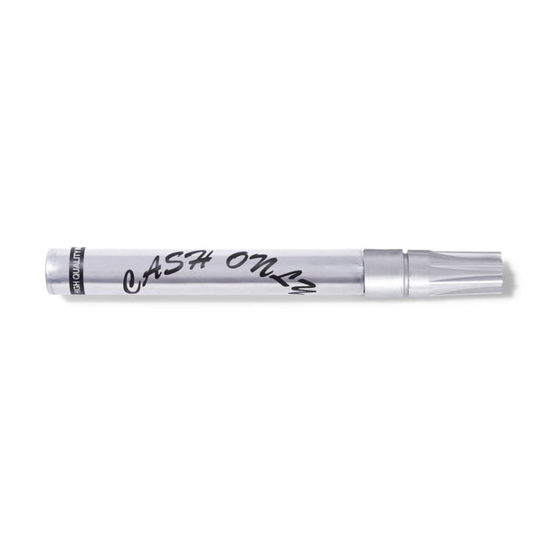 Cash Only Paint Marker, Chrome