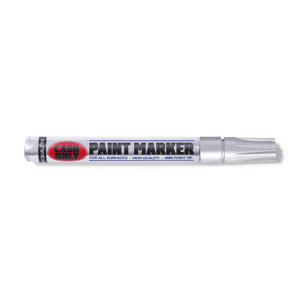 Cash Only Paint Marker, Chrome