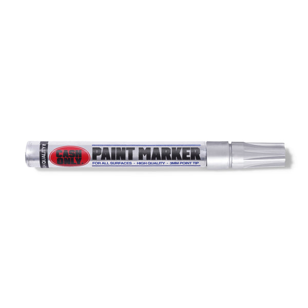 Cash Only Paint Marker, Chrome