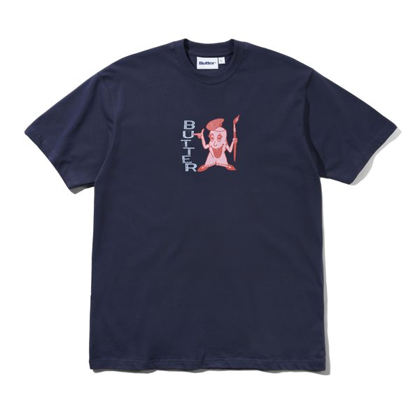 Butter Goods Paint Tee, Navy