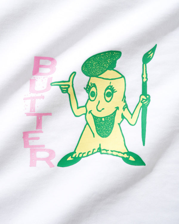 Butter Goods Paint Tee, White