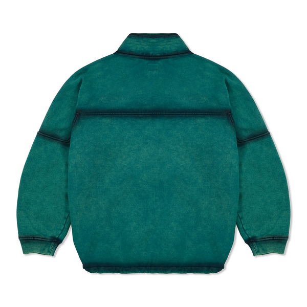 The Trilogy Tapes TTT Spray Funnel Neck, Sea Moss/ Black