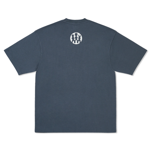 The Trilogy Tapes TTT Two Headed Bird Tee, Charcoal