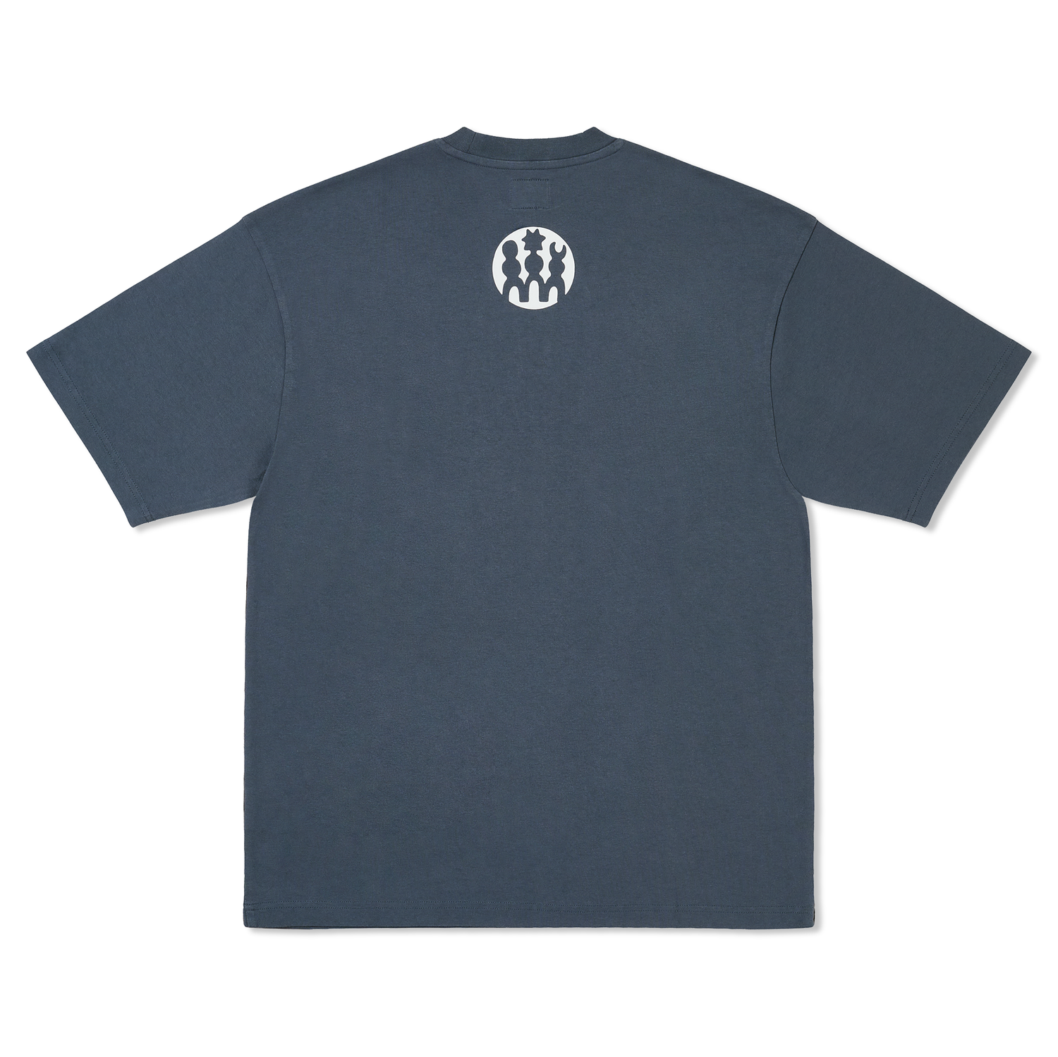 TTT Two Headed Bird Tee, Charcoal