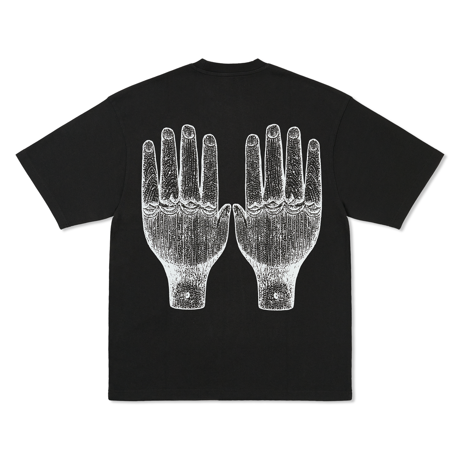TTT Face Figures Hands Tee, Black