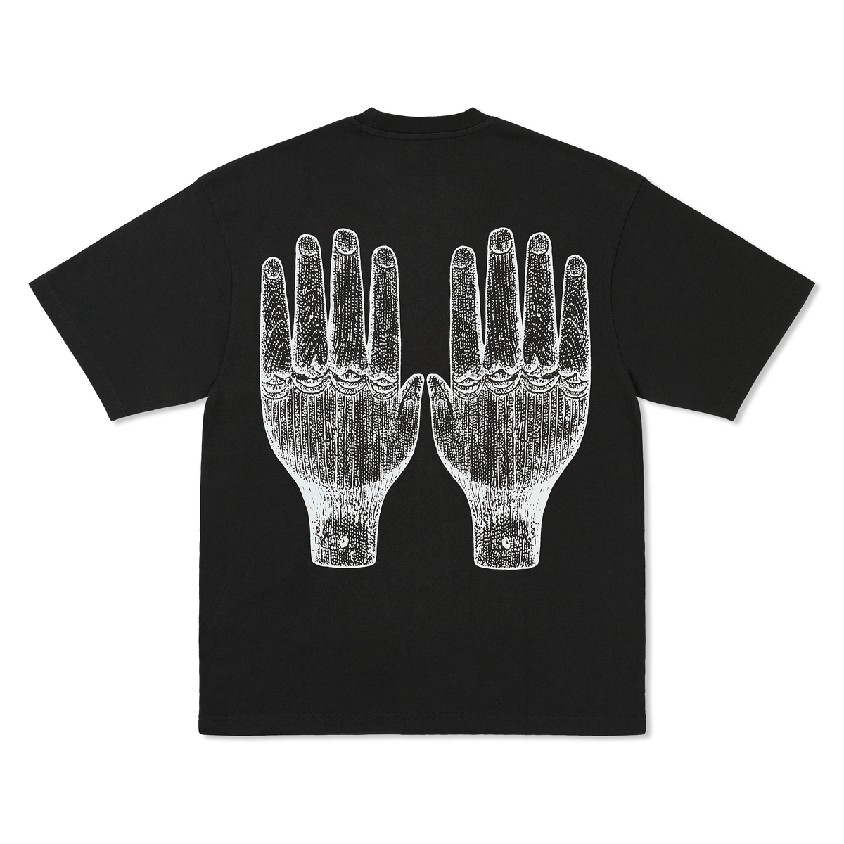 TTT Face Figures Hands Tee, Black