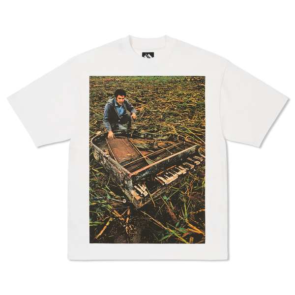 The Trilogy Tapes TTT Piano Storm Tee, White