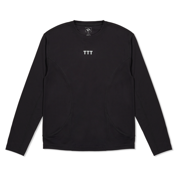 The Trilogy Tapes TTT 3M Winter Running L/S Top, Black