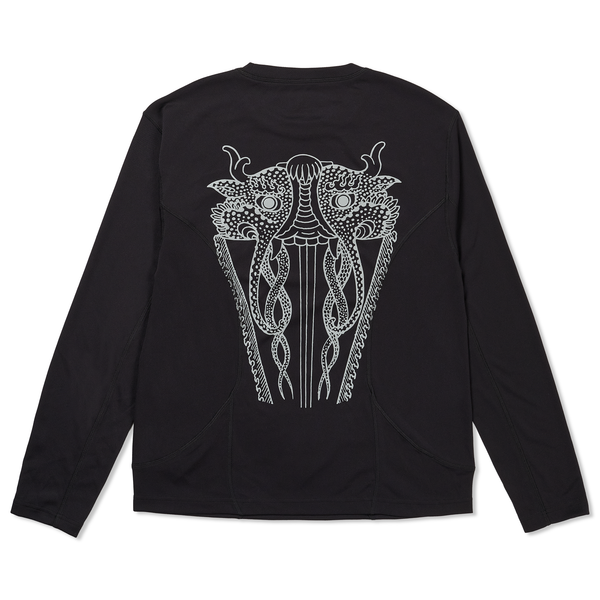 The Trilogy Tapes TTT 3M Winter Running L/S Top, Black