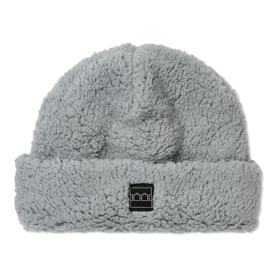 TTT Thick Fleece Beanie, Light Grey
