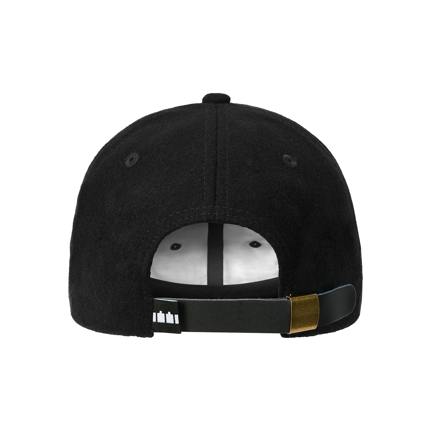 TTT Three Cross Wool Ball Hat, Black