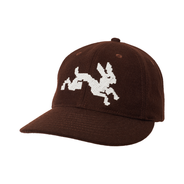 The Trilogy Tapes TTT Hare Wool Ball Hat, Nut Brown