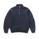 Panel 1/4 Zip Sweater, Washed Navy