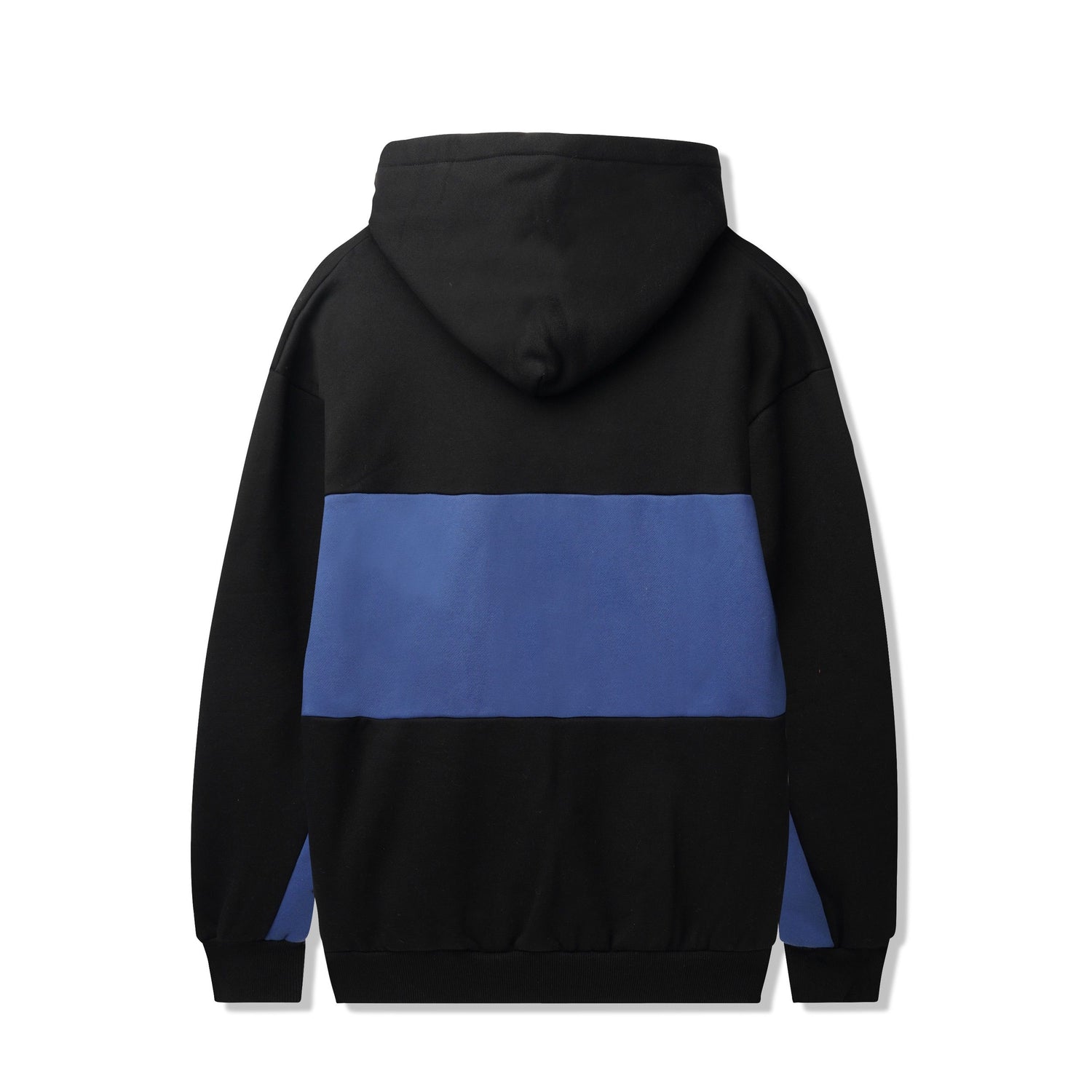 Panel Zip-Thru Hood, Black