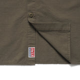 Paneled Work Shirt, Olive