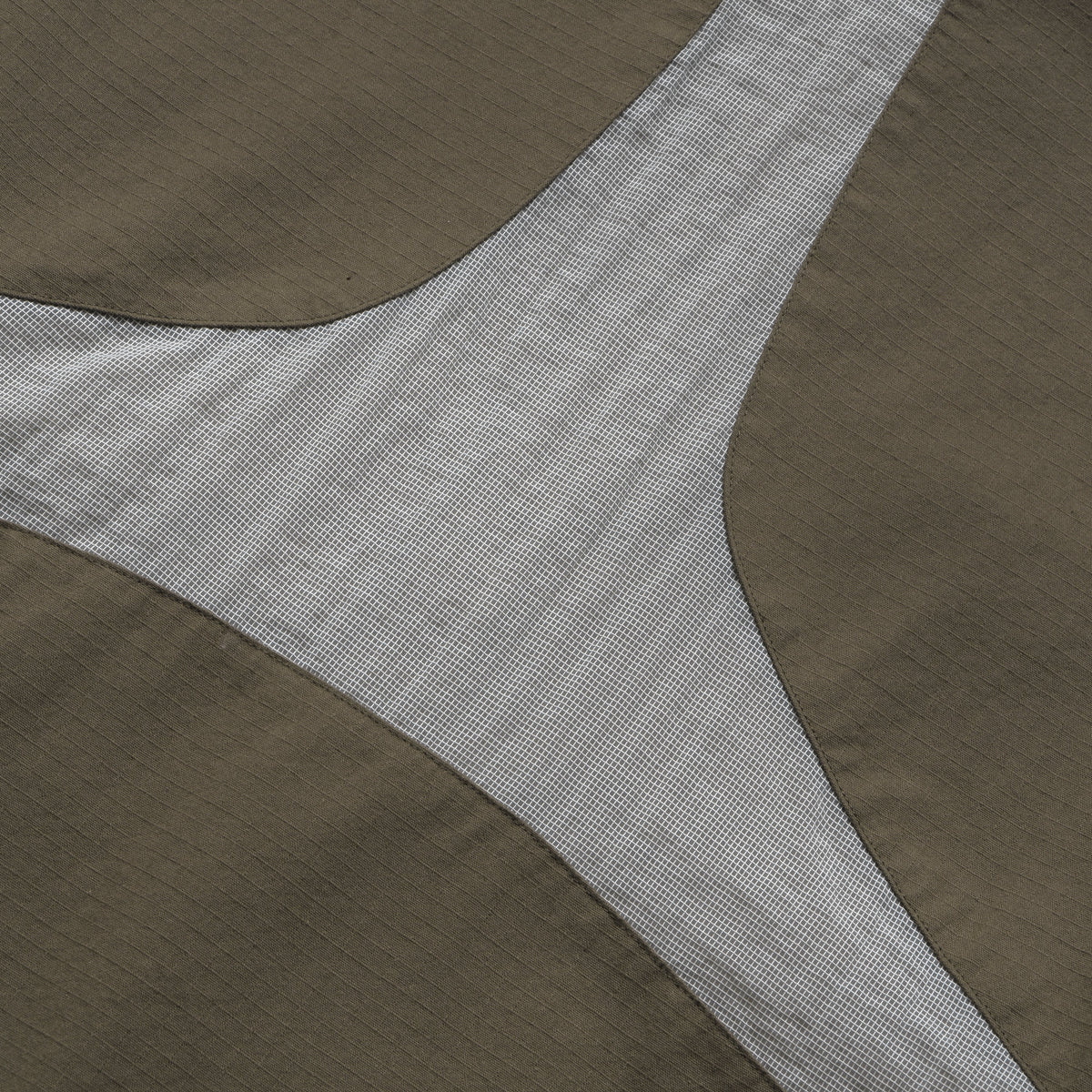 Paneled Work Shirt, Olive