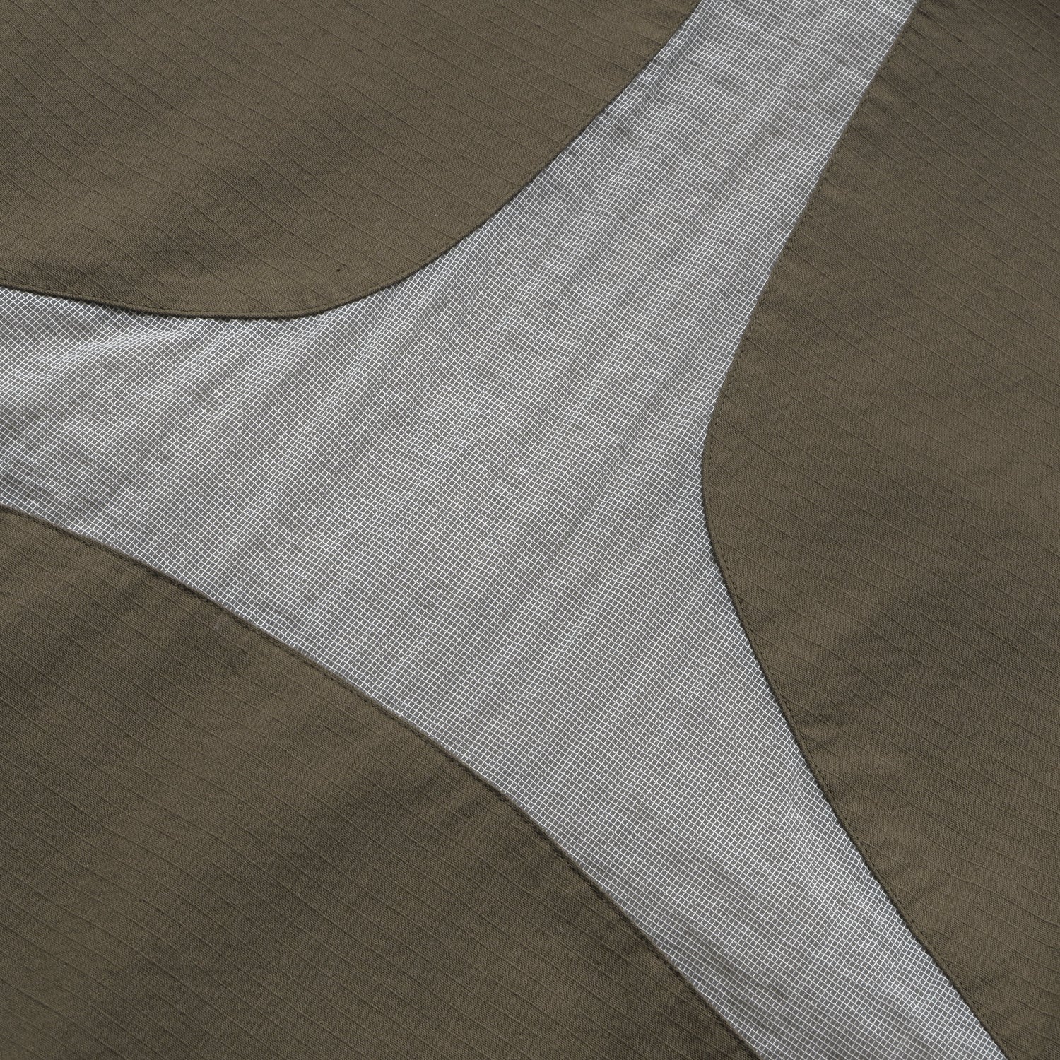 Paneled Work Shirt, Olive