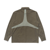 Paneled Work Shirt, Olive