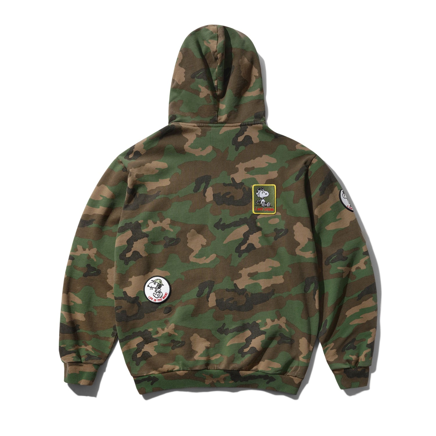Patches Zip-Thru Hood, Washed Camo