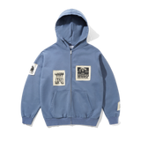 Patches Zip-Thru Hood, Washed Steel