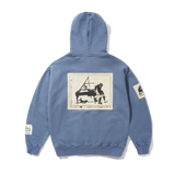 Patches Zip-Thru Hood, Washed Steel