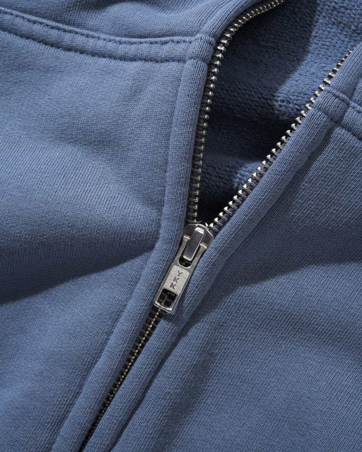Patches Zip-Thru Hood, Washed Steel