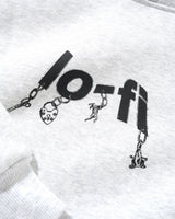 Pendant Logo Pullover Hood, Ash