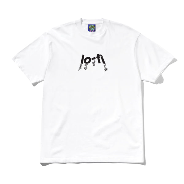 Lo-Fi Pendant Logo Tee, White
