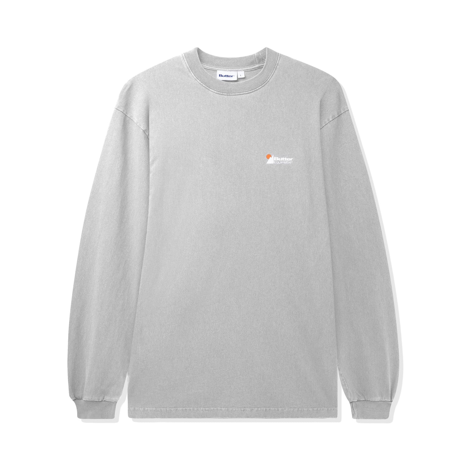 Pigment Dye L/S Tee, Washed Cement