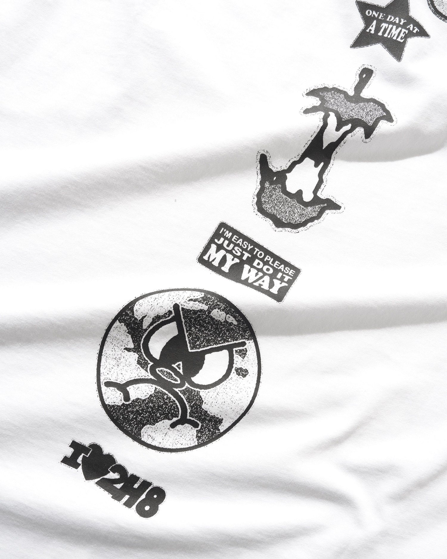 Pins Tee, White