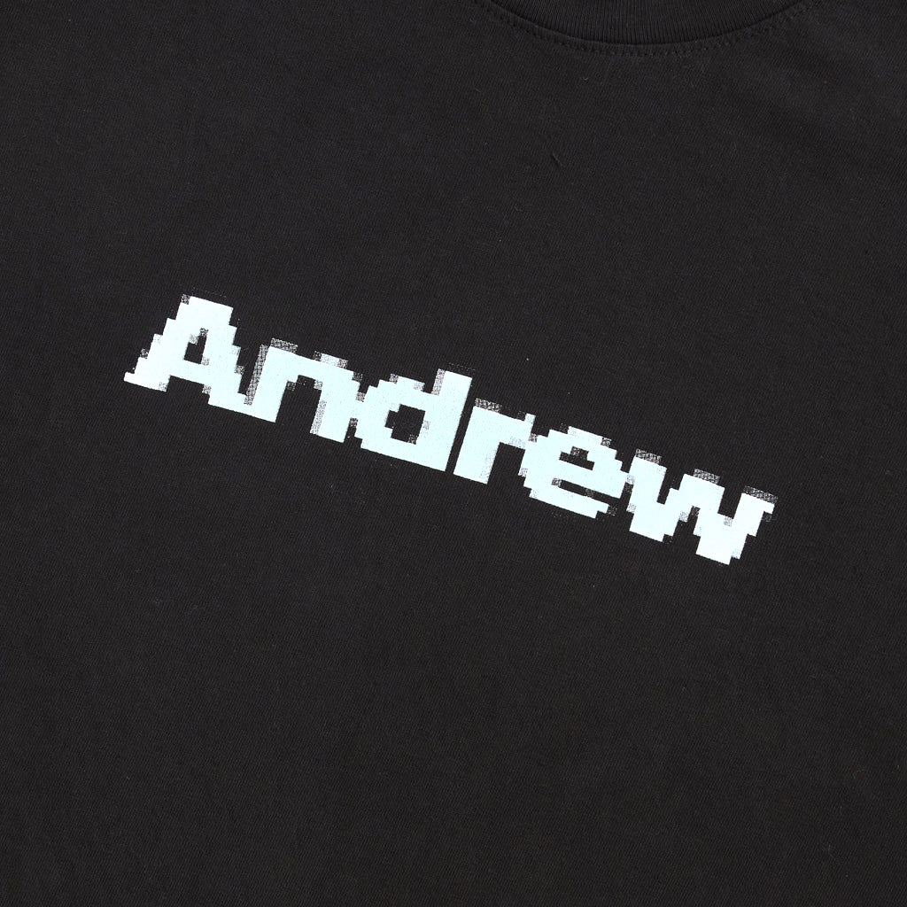 Pixel Logo Tee, Black