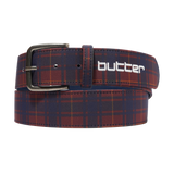 Plaid Belt, Maroon