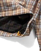 Plaid Equipment Anorak, Sky / Tan