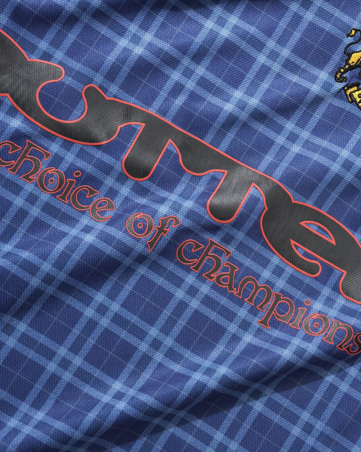 Plaid Jersey, Navy / Slate