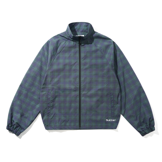 Plaid Nylon Jacket, Forest