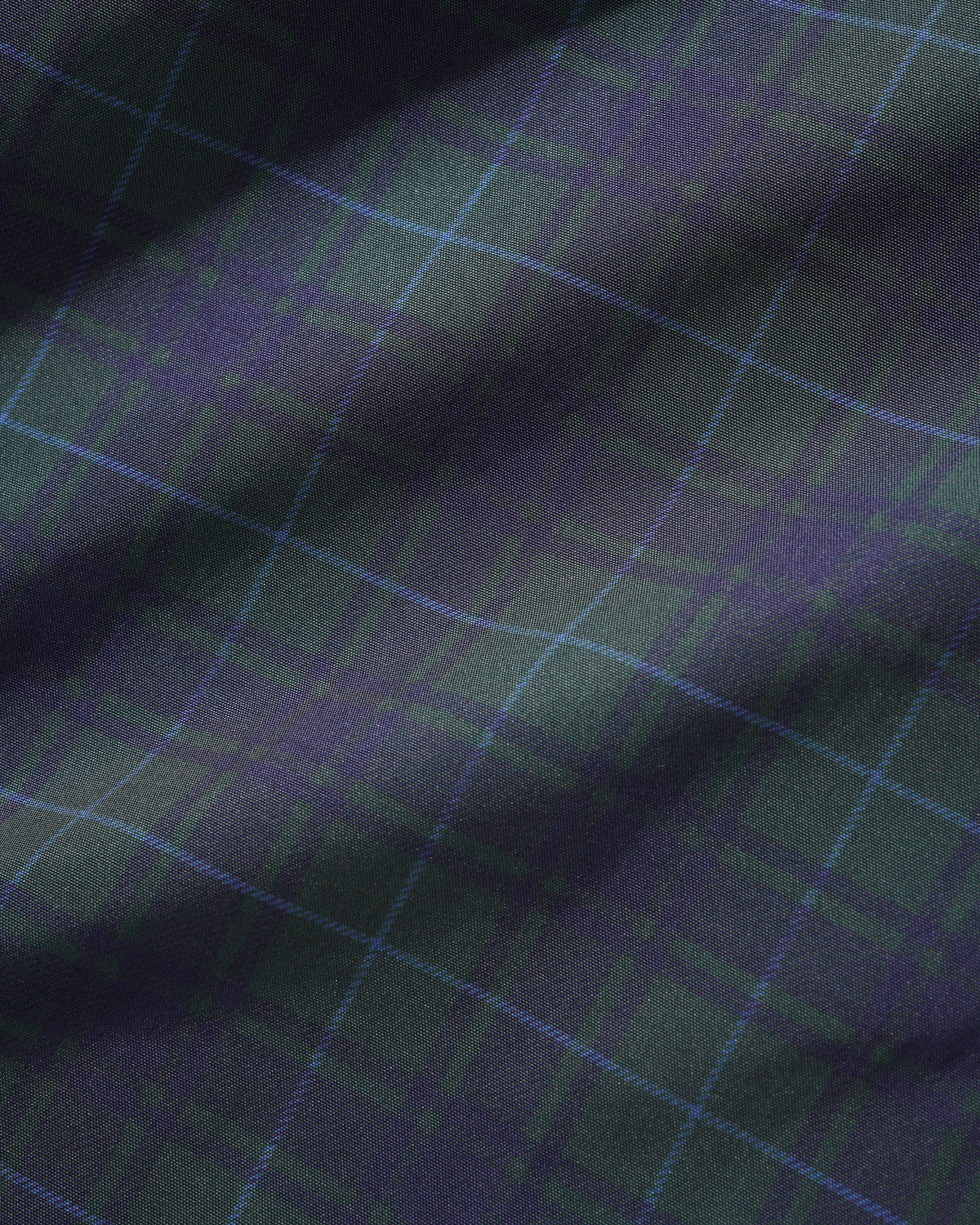 Plaid Nylon Jacket, Forest