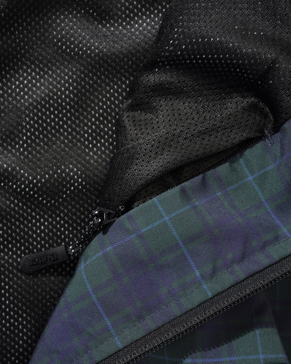Plaid Nylon Jacket, Forest