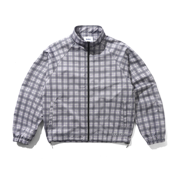Butter Goods Plaid Nylon Jacket, Grey