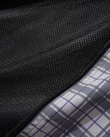 Plaid Nylon Jacket, Grey