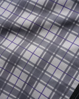 Plaid Nylon Jacket, Grey