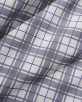 Plaid Nylon Jacket, Grey