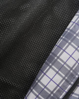 Plaid Nylon Jacket, Grey