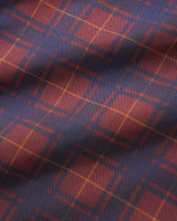 Plaid Nylon Jacket, Maroon