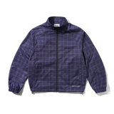 Plaid Nylon Jacket, Navy