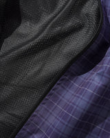 Plaid Nylon Jacket, Navy