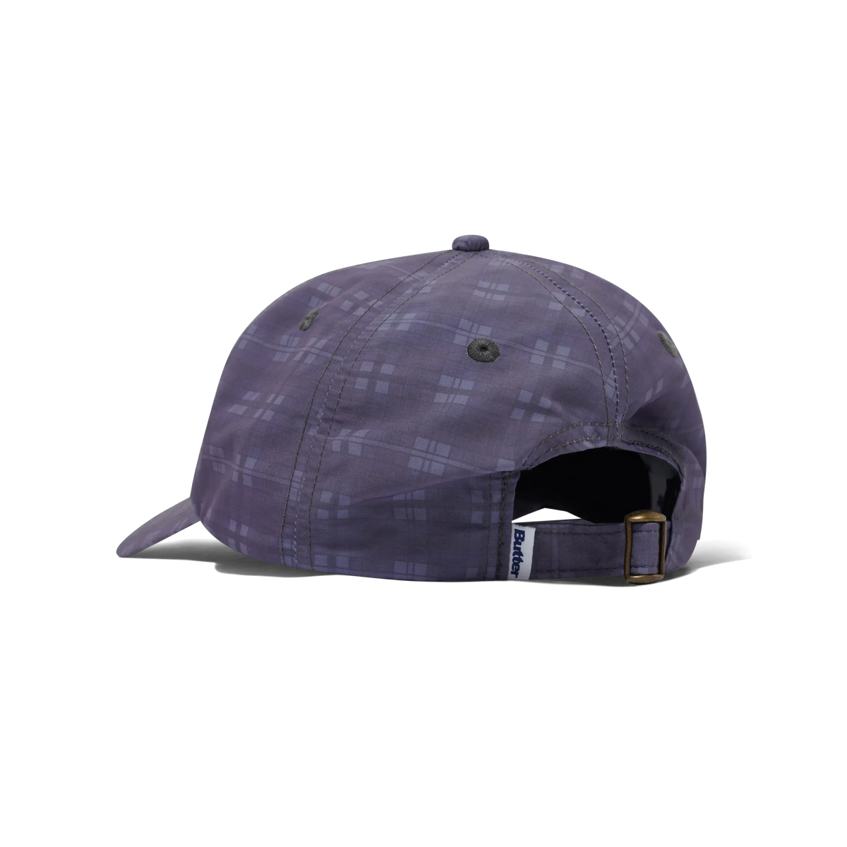 Plaid Terrain 6 Panel Cap, Slate