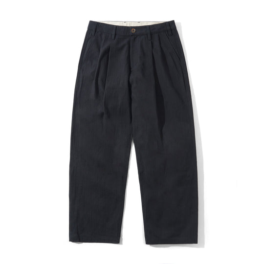 Pleated Trousers, Black