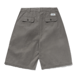 Pleated Shorts, Washed Charcoal