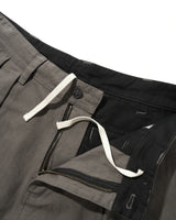 Pleated Shorts, Washed Charcoal